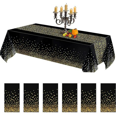 Lot De 6 Nappes à Pois Jetables,Nappe Anniversaire,Nappe Jetable,nappes  Jetables,Nappe Fête 137