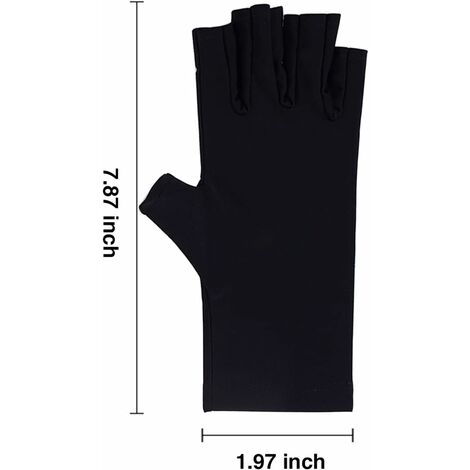 1 Paire Gant de Protection UV, Gants de Manucure Gel, Gants Anti