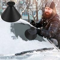 Gratte glace pour voiture avec balayette à neige