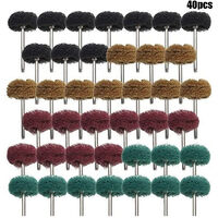 40 PCS ROUE de polissage Meule Pour Dremel Brosses Accessoires