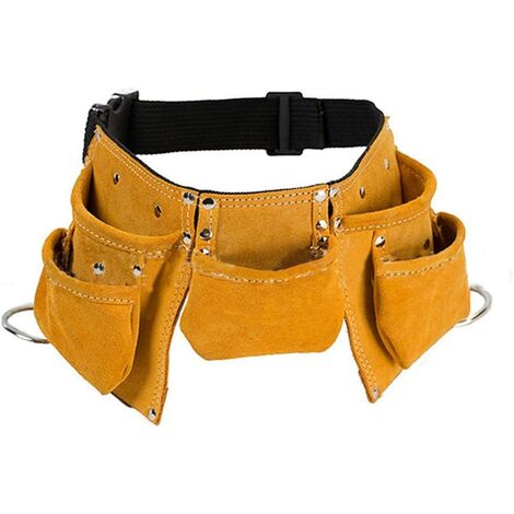 Ceinture Porte Outils Ceinture A Outils Reglable En Cuir Multi Usage Pour Enfants Pochette A Outils