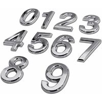 Numéro de porte Chiffre Boite aux Lettres Numero de Maison Adhesif 0 à 9 Numéro de Rue d'Adresse Design Adhésif Numéro de Porte de Maison Numero Maison Design pour Bureau Chambres Appartements