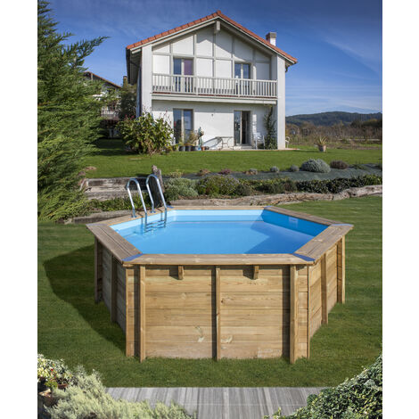 Piscine bois VANILLE 2  Ø4,00m x H: 1,17m