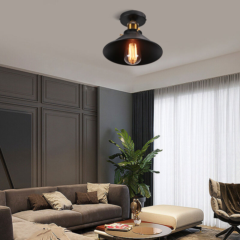 Industriale Lampadario Retrò E27 Moderno Camera da Letto Soggiorno