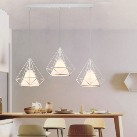 Lampadario moderno LED 11W pendente lampada minimal industriale luce 3000K tavolo cucina pizzeria ristorante 230V COLORE NERO | Leroy Merlin