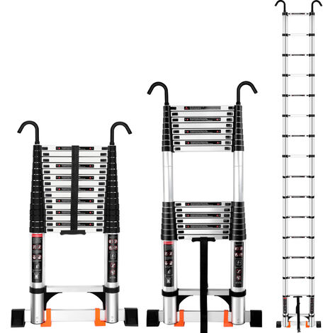 Portatile Heavy Duty Multiuso Alluminio Scala Telescopica