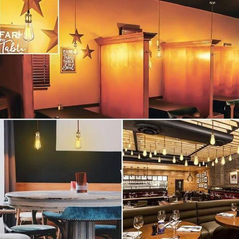 Lampadario A Sospensione Con Corde In Canapa Vintage 6 Portalampada Lampada Rustica Retr Country E27 59496587 - Foto 6