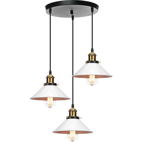 Lustre Lampadaire En Aluminium Design Industriel Vintage - Italie - Argenté