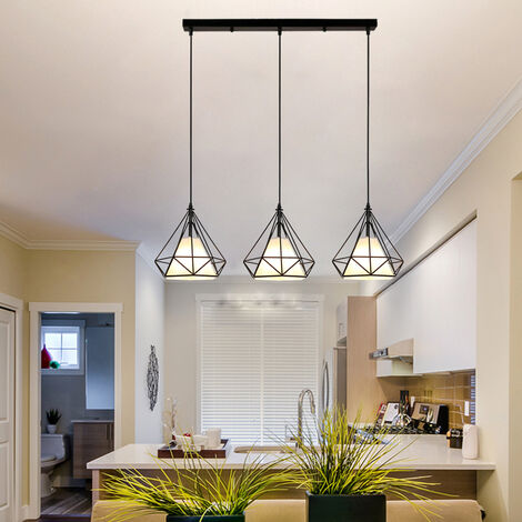 Plafoniera Soffitto, Vintage Lampada da Soffitto con Gabbia