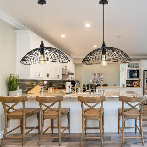 Soffitto pendolo lampada a sospensione filamento legno chiaro bar  illuminazione soggiorno sala da pranzo cucina in