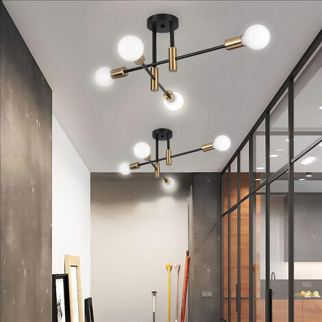 Plafoniera Da Soffitto Vintage In Ceramica E Metallo Elaine Ferroluce - Foto 14