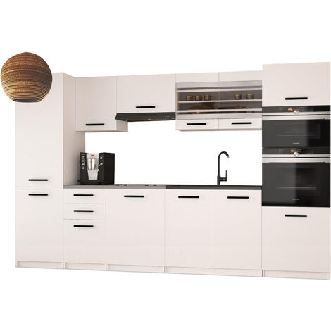 ALTO, Cucina Completa Modulare Lineare L 180cm 6 pz, Piano di lavoro  INCLUSO