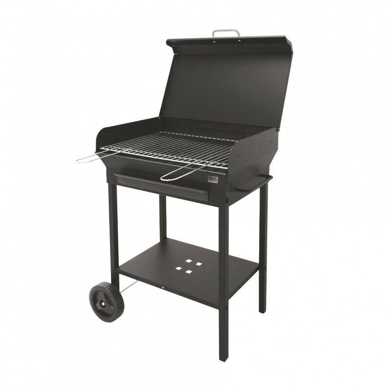 Barbecue A Carbonella Avilia Freetime 45 Cm – Griglia Da Esterno Con Ruote, Perfetta Per Balcone E Giardino