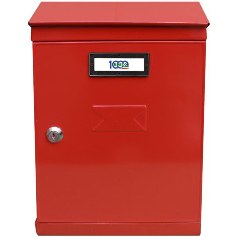 Cassetta Postale Da Parete Relaxdays - Con Finestrella E Serratura - Argento - Per Lettere E Giornali - Foto 7