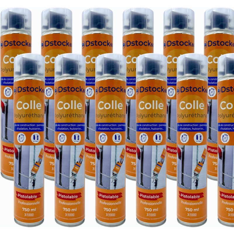 Dstock60 Colle polyuréthane non expansive 12 unités Pour collage — free download