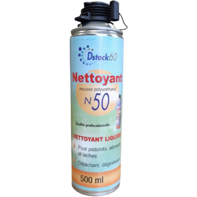 DSTOCK60 Nettoyant mousse expansive polyuréthane 500ml Pour — free download