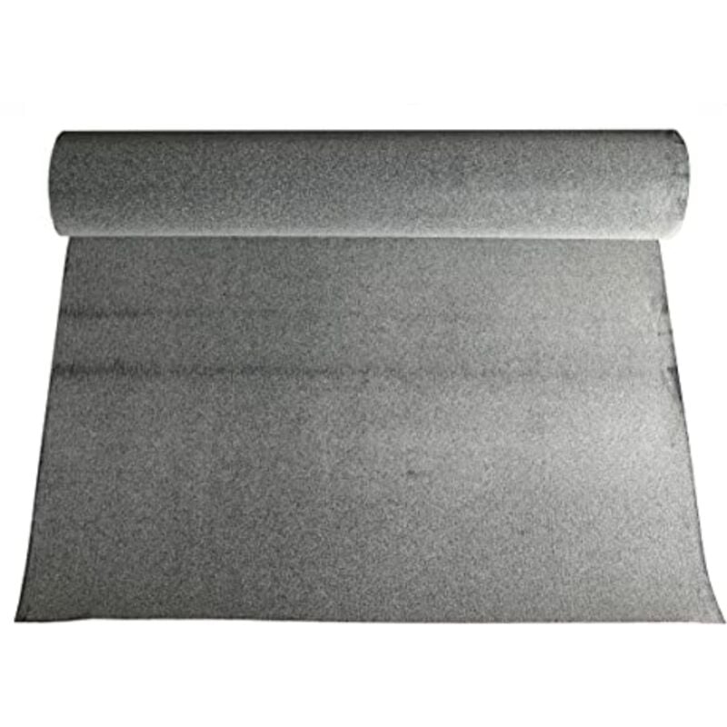 DSTOCK60-2 mètres de membrane bitume gris sable - Largeur 1 m - Epaisseur 3 mm - Couvre 2 m2- Rouleau étanchéité de toiture – Idéal pour toit plat. toit terrasse. cabane. niche. poulailler - GRIS
