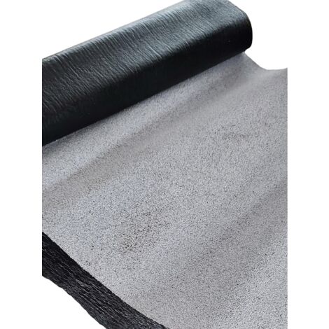 DSTOCK60 - Rouleau 2 Mètres de feutre bitumé blanc - Largeur 1 m - Couvre 2m2 - Découpe au mètre - Etanchéité, toiture, niche, cabane.