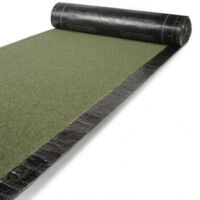 DSTOCK60 - Rouleau 1 Mètre de feutre bitume vert - Largeur 1 m - Couvre 1 m2 - Découpé au mètre – Etanchéité toiture. niche. cabane.