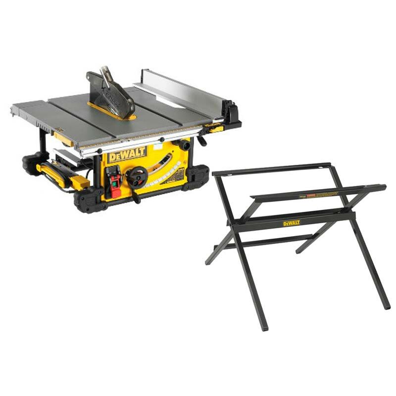 Dewalt Dwe7492 Gb 240v 250mm Portable Table Saw Set 7101