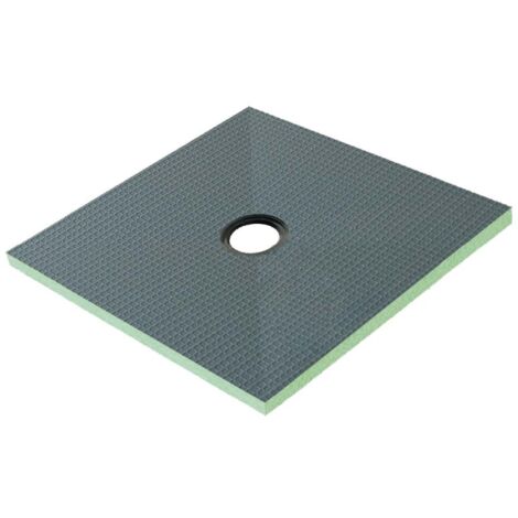 80x80cm Duschelement befliesbar bodeneben Fußbodenheizung Duschboard Gefälleplatte Duschwanne H:40mm