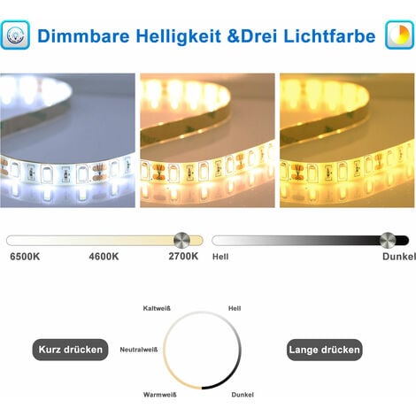LED Spiegel Badspiegel mit Beleuchtung Badezimmer Spiegel Rund mit 3 Lichtfarbe dimmbar 2700k-6500k Speicherfunktion Wandspiegel mit Touchschalter 40x40cm