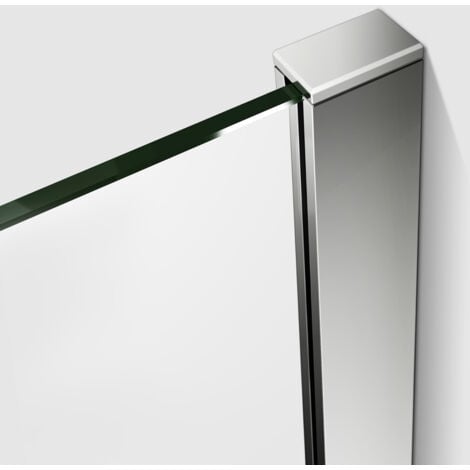 140x200cm Duschabtrennung Walk In 10mm Nano ESG Klarglas Duschtrennwand Höhe 200cm