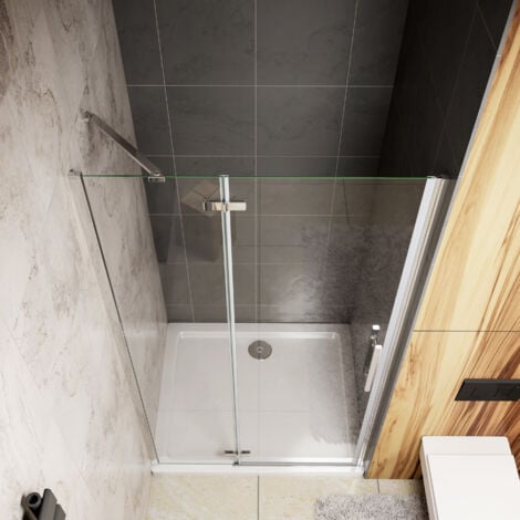 100X185cm Scharniertür Pendeltür Nischentür Duschabtrennung Nano ESG Duschabtrennung Dusche