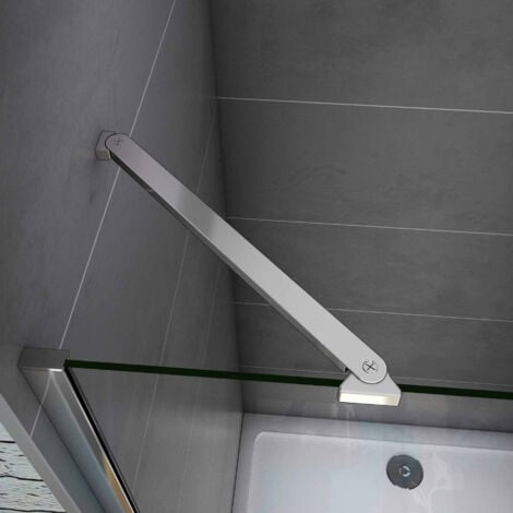 80X195cm Duschwand walk in Duschabtrennung Duschtrennwand Dusche 6mm Sicherheitsglas