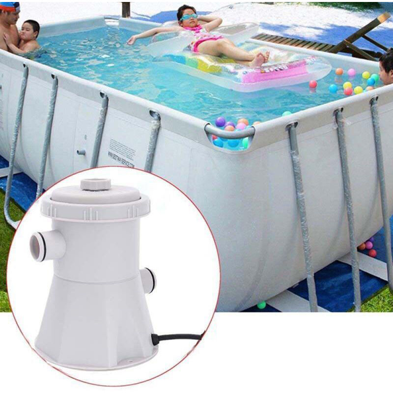 Pompa filtro per piscina da 530 galloni Strumento per la pulizia dell'acqua  della piscina gonfiabile Accessori per piscine estive ZebraA