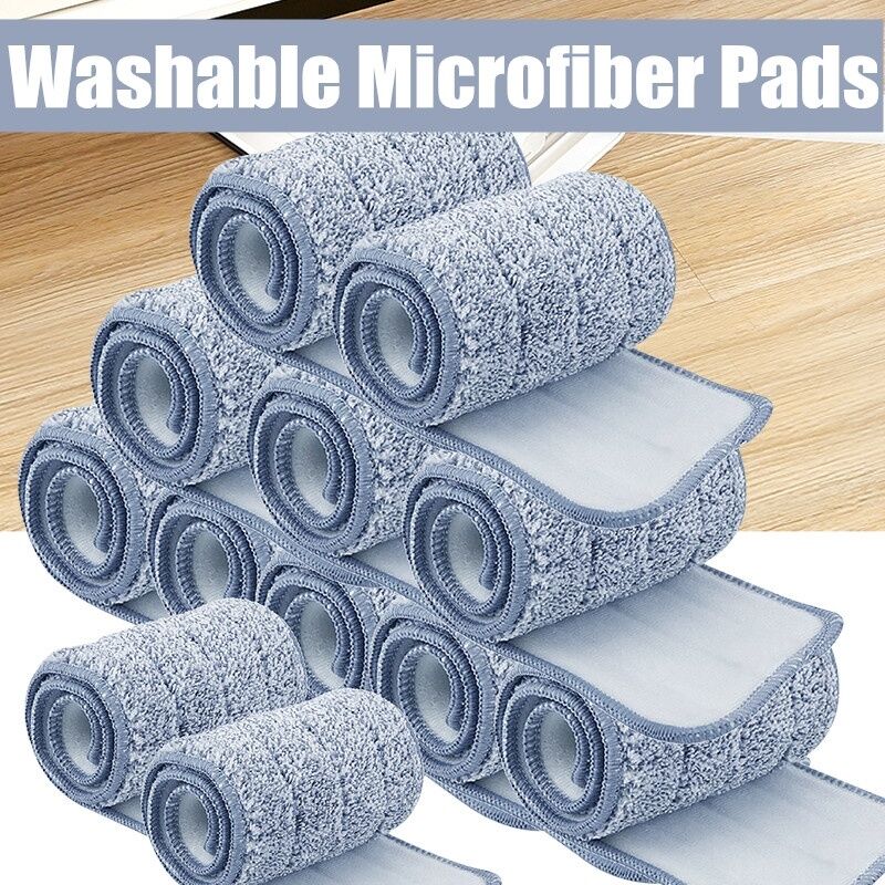 Durevoli e lavabili tamponi antipolvere in microfibra di ricambio per  piatto mop secchio ZebraA