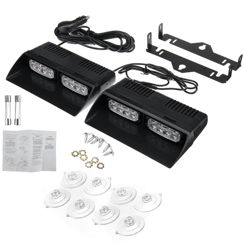 Faretto 72W Rettangolare Barra AUTO JEEP BARCA NEBBIA 24LED 12V Luc