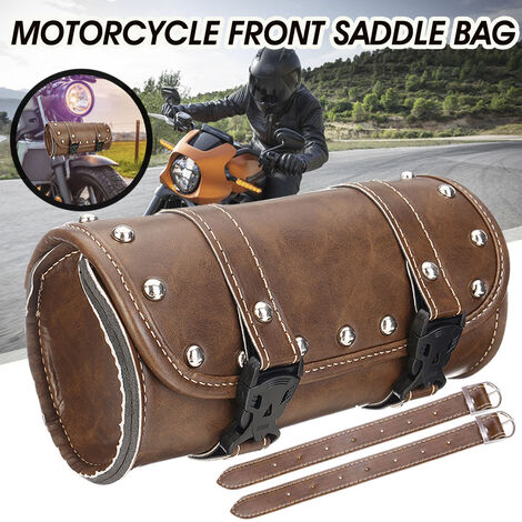 Borsa Per Attrezzi Moto - Impermeabile, Da Manubrio, Con 2 Cinghie, Per La Maggior Parte Delle Motociclette - Foto 8