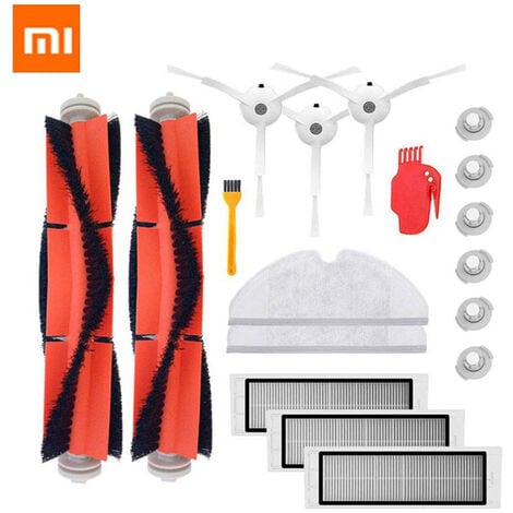 18PCS Ricambi per aspirapolvere Filtro spazzola laterale Pr Xiaomi