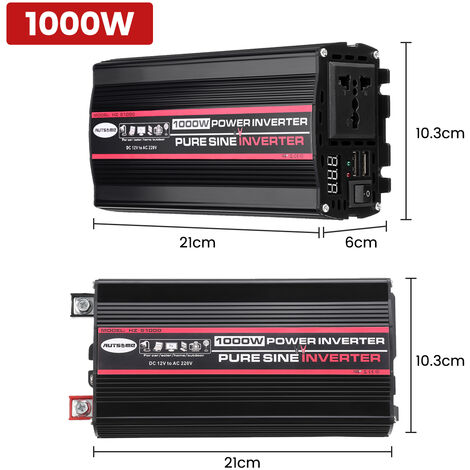 INVERTER ONDA SINUSOIDALE PURA 12V/230V 2000W CON MPS - Foto 2