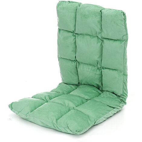 Cuscino per divano singolo pieghevole in flanella con schienale alto  (verde) ZebraA