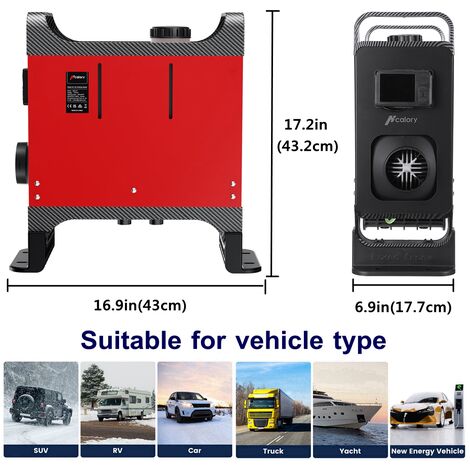 8000w Aria Diesel Riscaldatore Lcd Telecomando 8kw 12v Per Camion Camper  Auto Barca Suv