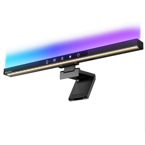 Luce Anti Affaticamento Occhi GlobaLink Lampada Da Scrivania USB - 26cm, 3 Temperature Colore, 10 Livelli Luminosità Illuminazione Led Regolabile - 6