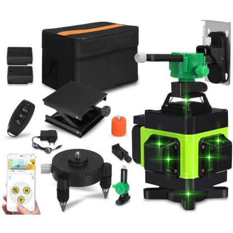 LIVELLA LASER TRACCIATORE AUTOLIVELLANTE 4D 16 LINEE 360° ROTAZIONE LI – ELLEKASHOP - Foto 6