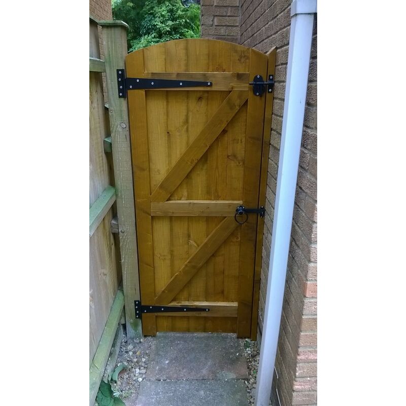 Traditional Frame Ledge and Brace door. Side gate. Bench Joinery