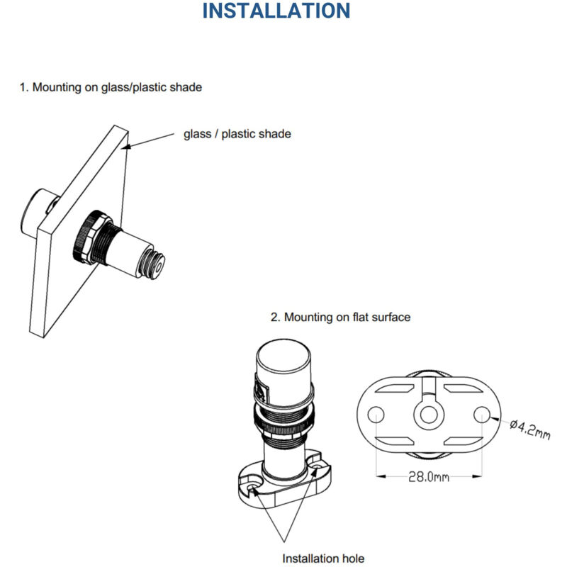 Sensore di luce fotoelettrico Sensore crepuscolare a 360° per montaggio a  superficie o a incasso - Dimmerazione