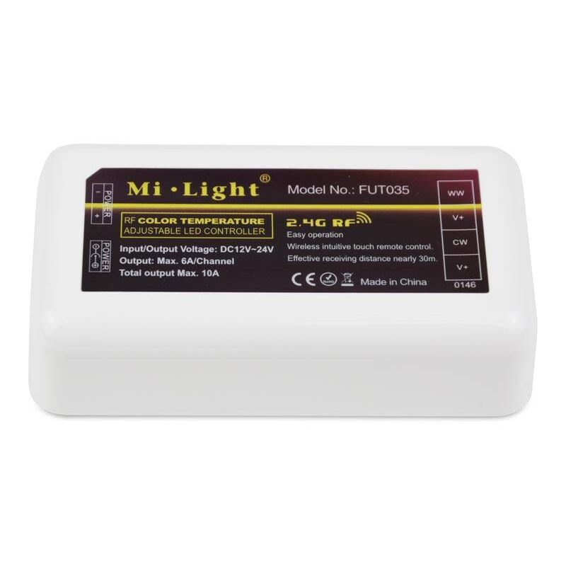 Ricevitore IP67 Dimmer / RGB / RGBW / RGB+CCT - APP, Alexa, Google Home -  per strisce LED