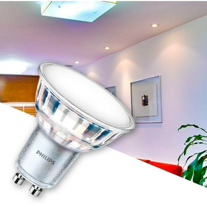 Lampadina LED GU10 dimmerabile 5W 36º 365lm - Corepro LEDspot Philips
