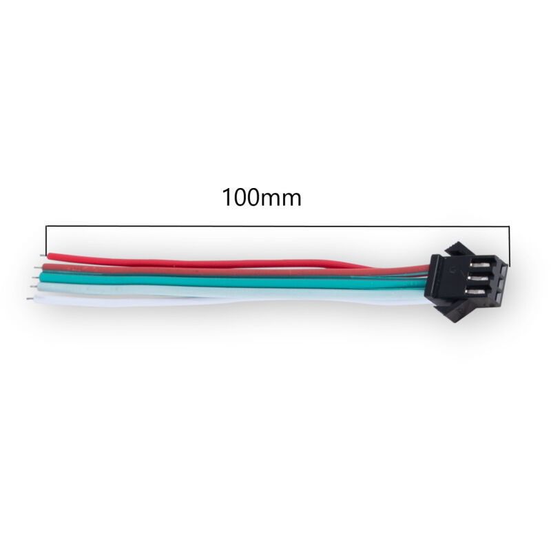 2 Pezzi Cavo Interruttore DC 5.5x2.1mm – 22AWG Per LED Strip E Telecamere CCTV