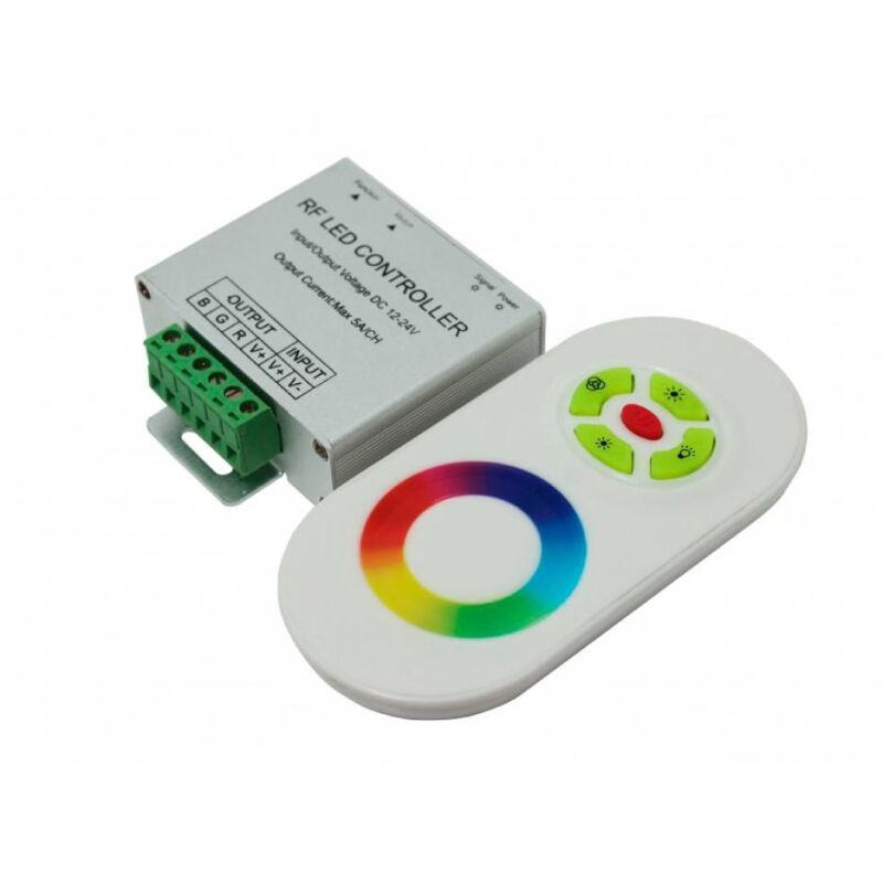 LED CONTROLLER TOUCH RG TELECOMANDO RF 12-24V 18A PER STRISCIA A