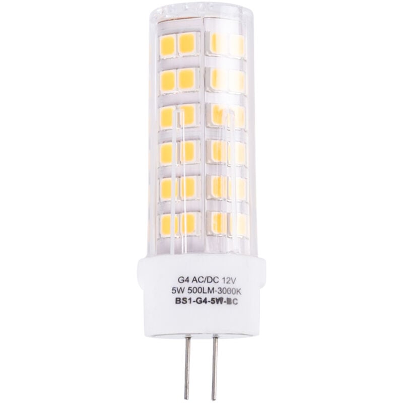 LEDLUX Lampadine LED G4 Bispina DC AC 12V 24V 3,5W 350 Lumen 15 SMD 5630  10V-30V (2 Pezzi, Bianco Caldo 3000k) : : Illuminazione