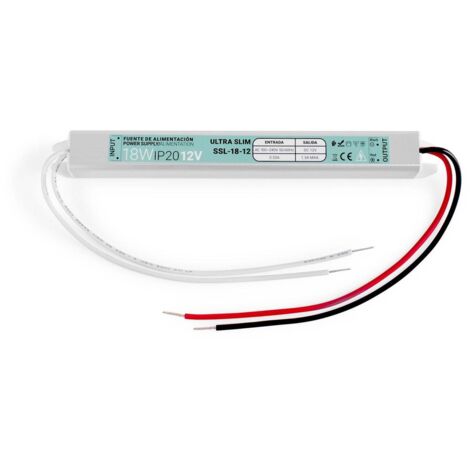 Alimentatore Striscia Led 220V Trasformatorera Raddrizzatore 2pin 12mm