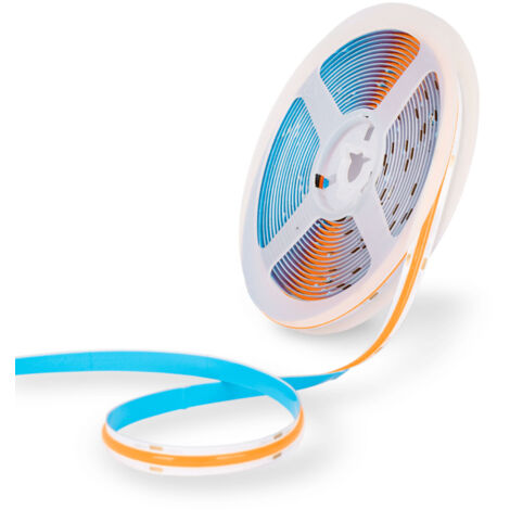 Striscia LED COB 24V DC - 12W/m - Colori - 8mm - IP20 - Rotolo 5 (1/5)