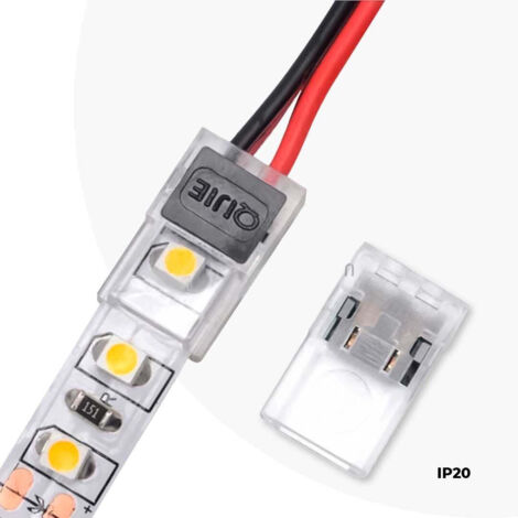 Connettore rapido CLIP 2 pin - Striscia LED a cavo - PCB 8mm (1/5)
