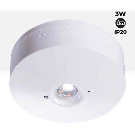 Lucidata di emergenza e permanente LED da superficie 150lm 2,5W -